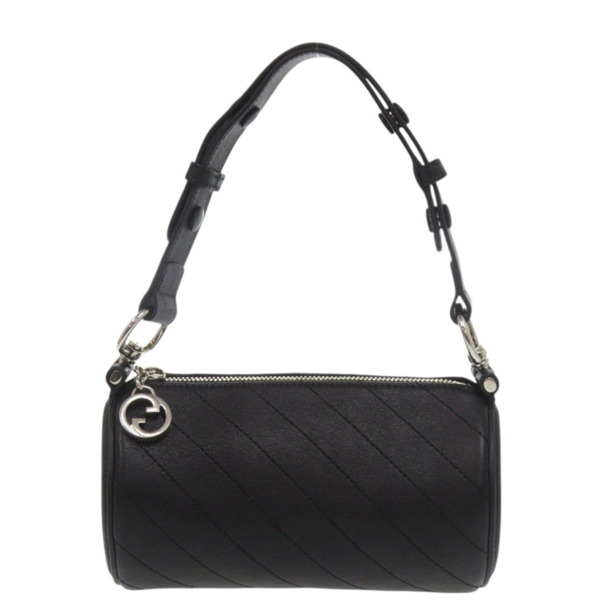 Blondie Shoulder Bag Diagonal Quilted Leather Mini