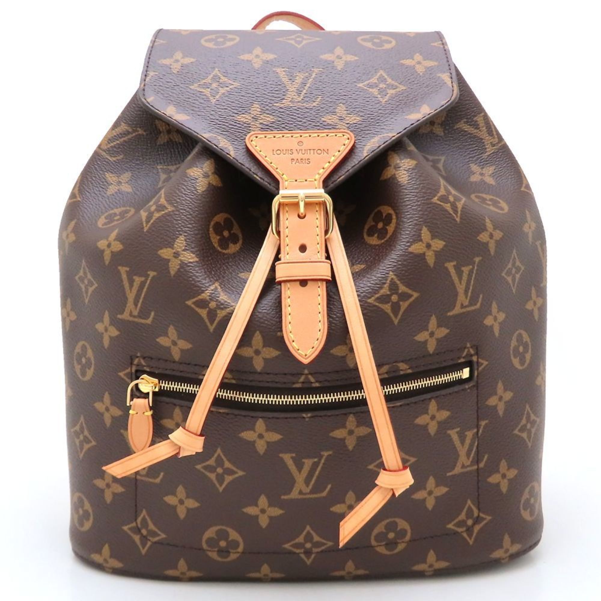 Louis Vuitton Monogram Brown Canvas Backpack (Pre-Owned)