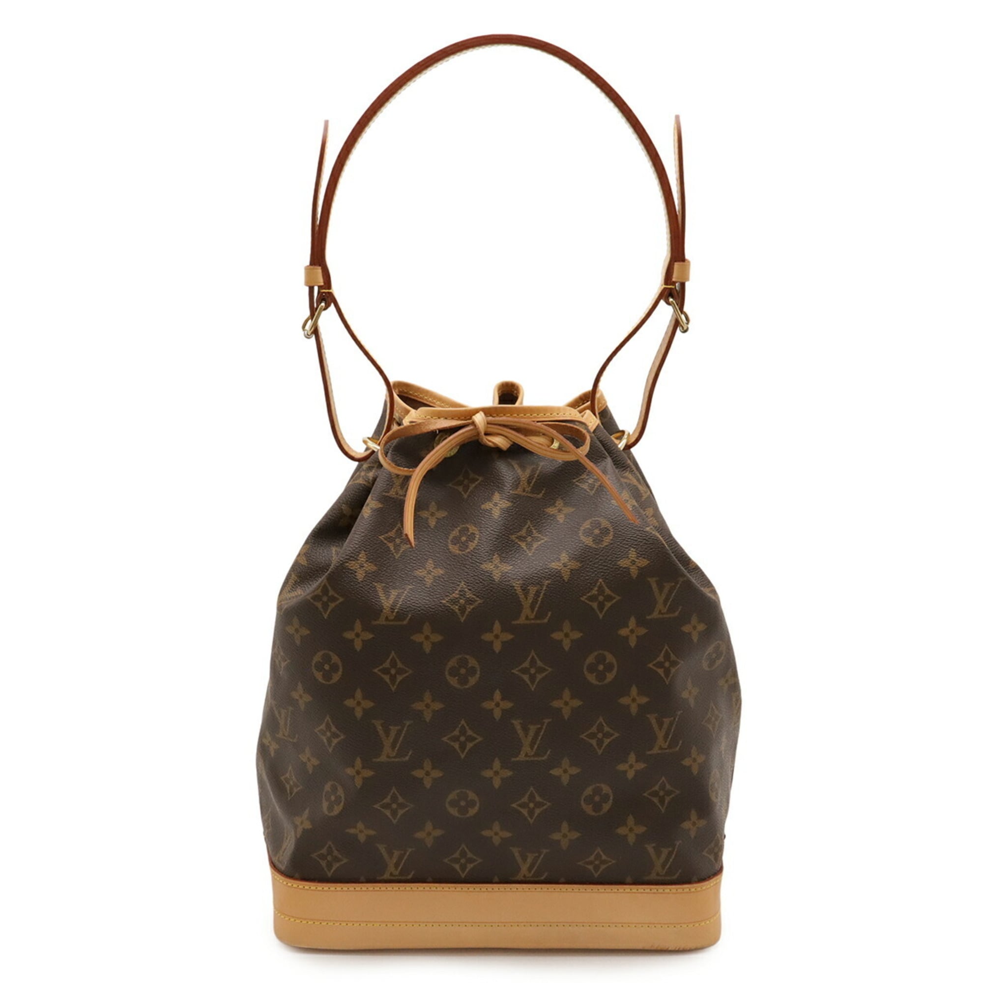 Louis Vuitton Brown Canvas Shoulder Bag (Pre-Owned)
