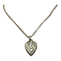 Knot Heart Pendant Necklace Sterling Silver