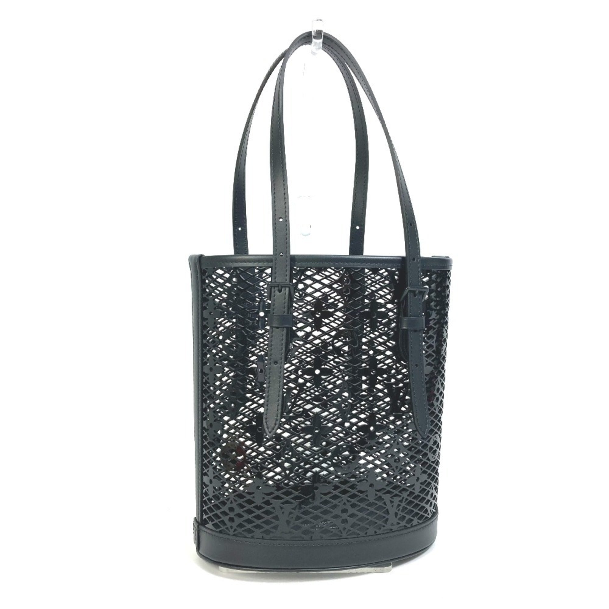 Louis Vuitton Black Noir Monogram Plastic Shoulder Bag (Pre-Owned)