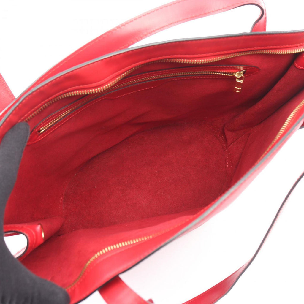 Louis Vuitton Castilian Red Red Color Epi Leather Shoulder Bag (Pre-Owned)