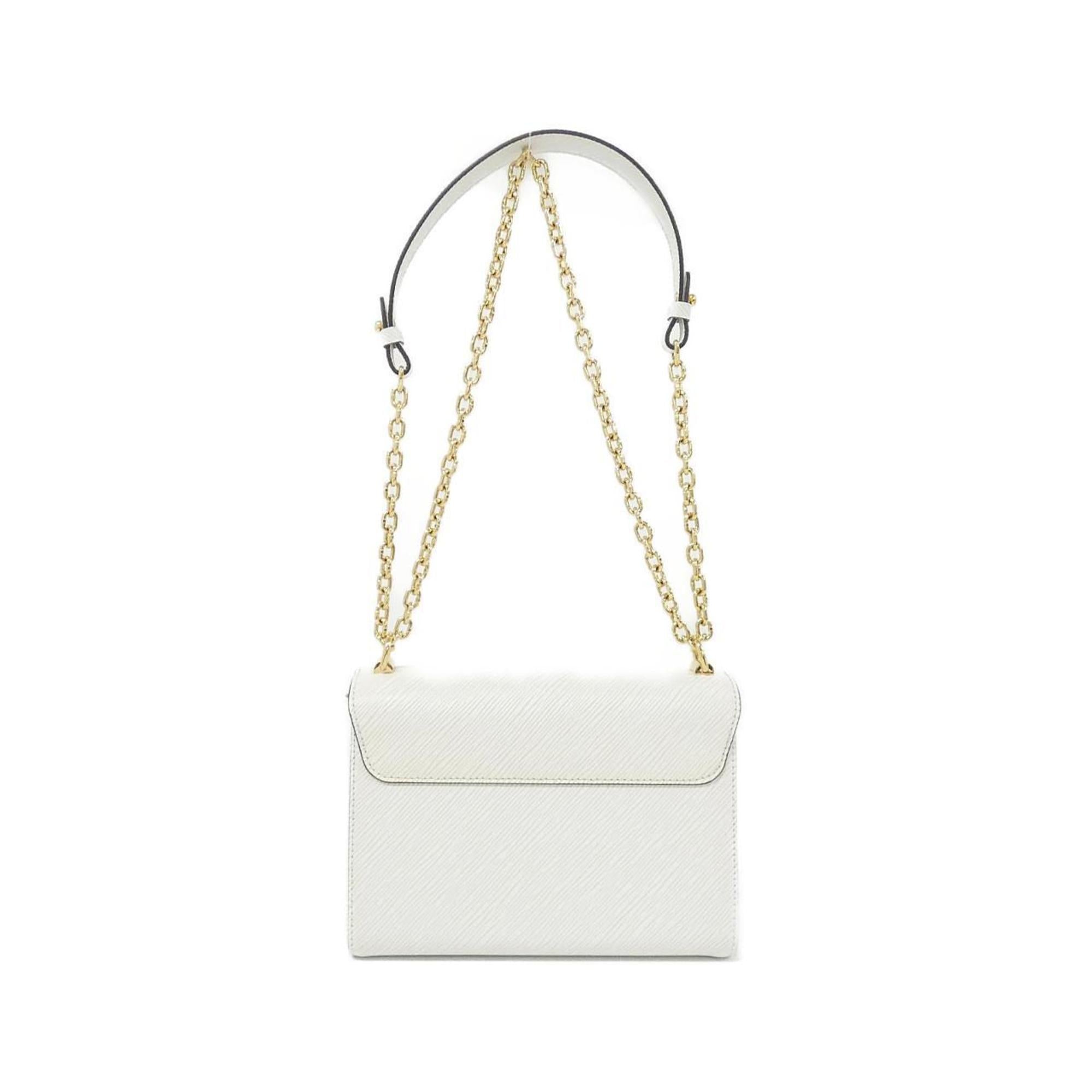 Louis Vuitton White Leather Shoulder Bag (Pre-Owned)