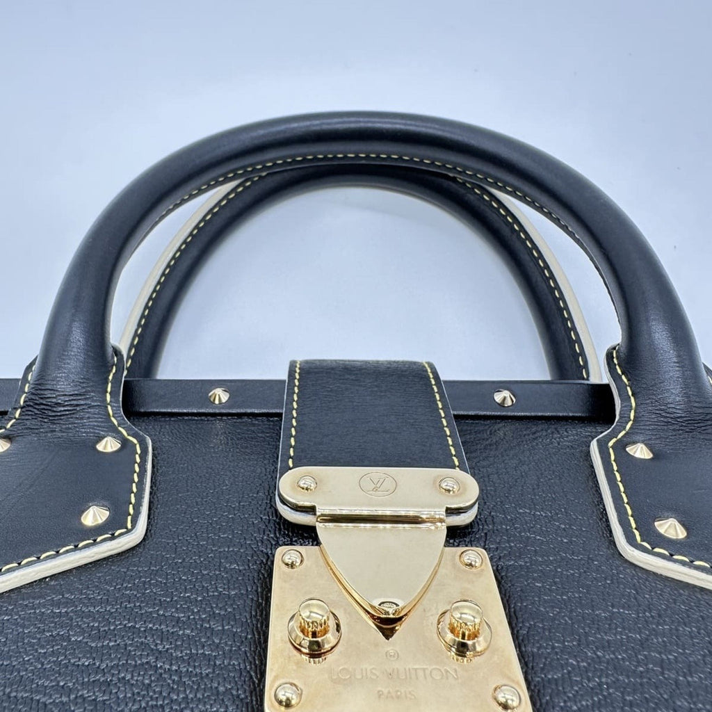 Louis Vuitton Black Suhali Leather Handbag (Pre-Owned)