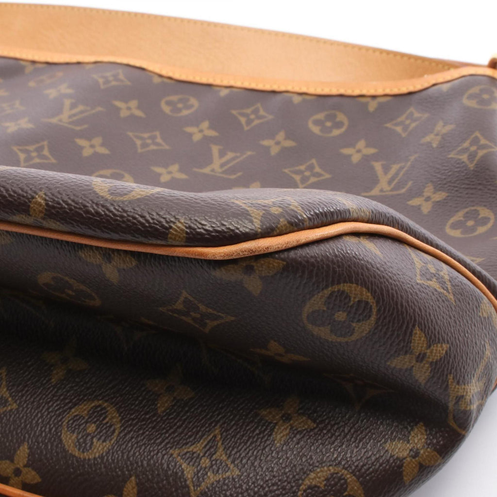 Louis Vuitton Brown Monogram Coated Canvas Leather Shoulder Bag (Pre-Owned)