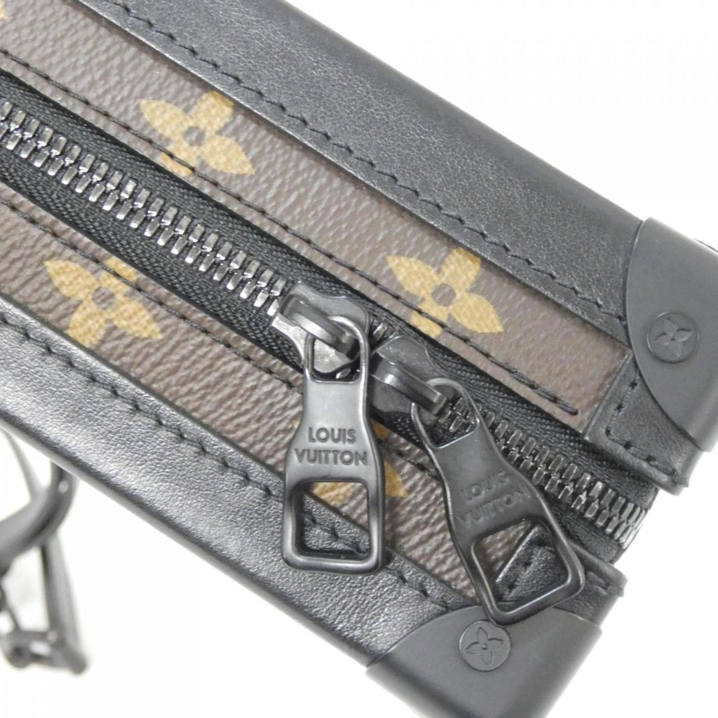 Louis Vuitton Black Jaune Yellow Coated Canvas Shoulder Bag (Pre-Owned)