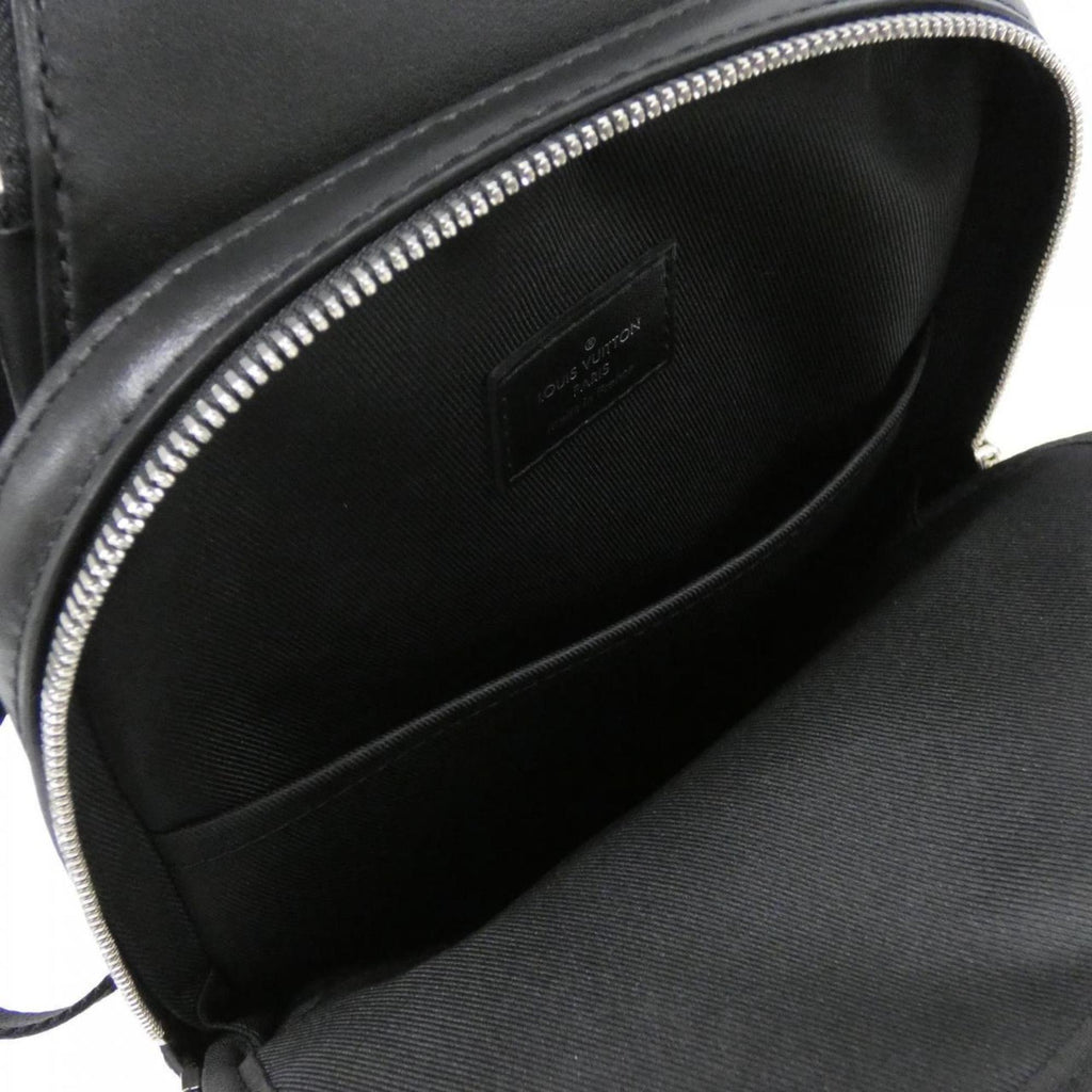 Louis Vuitton Black Marron Coated Canvas Shoulder Bag (Pre-Owned)
