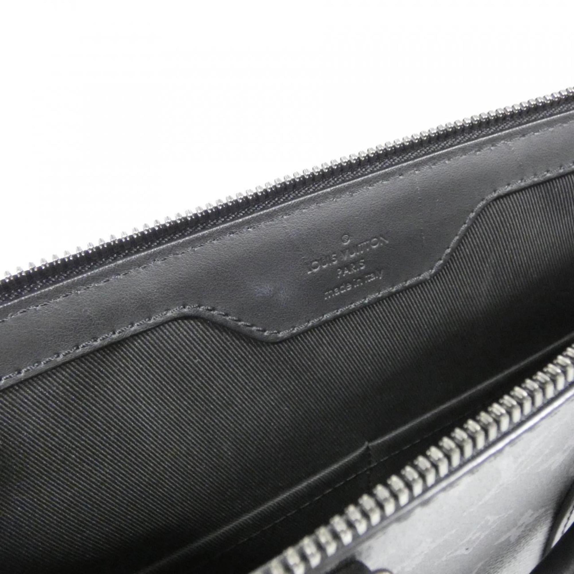 Louis Vuitton Black Coated Canvas Handbag (Pre-Owned)