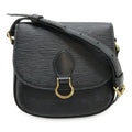 Louis Vuitton Epi Black Noir Epi Leather Pochette Shoulder Bag (Pre-Owned)