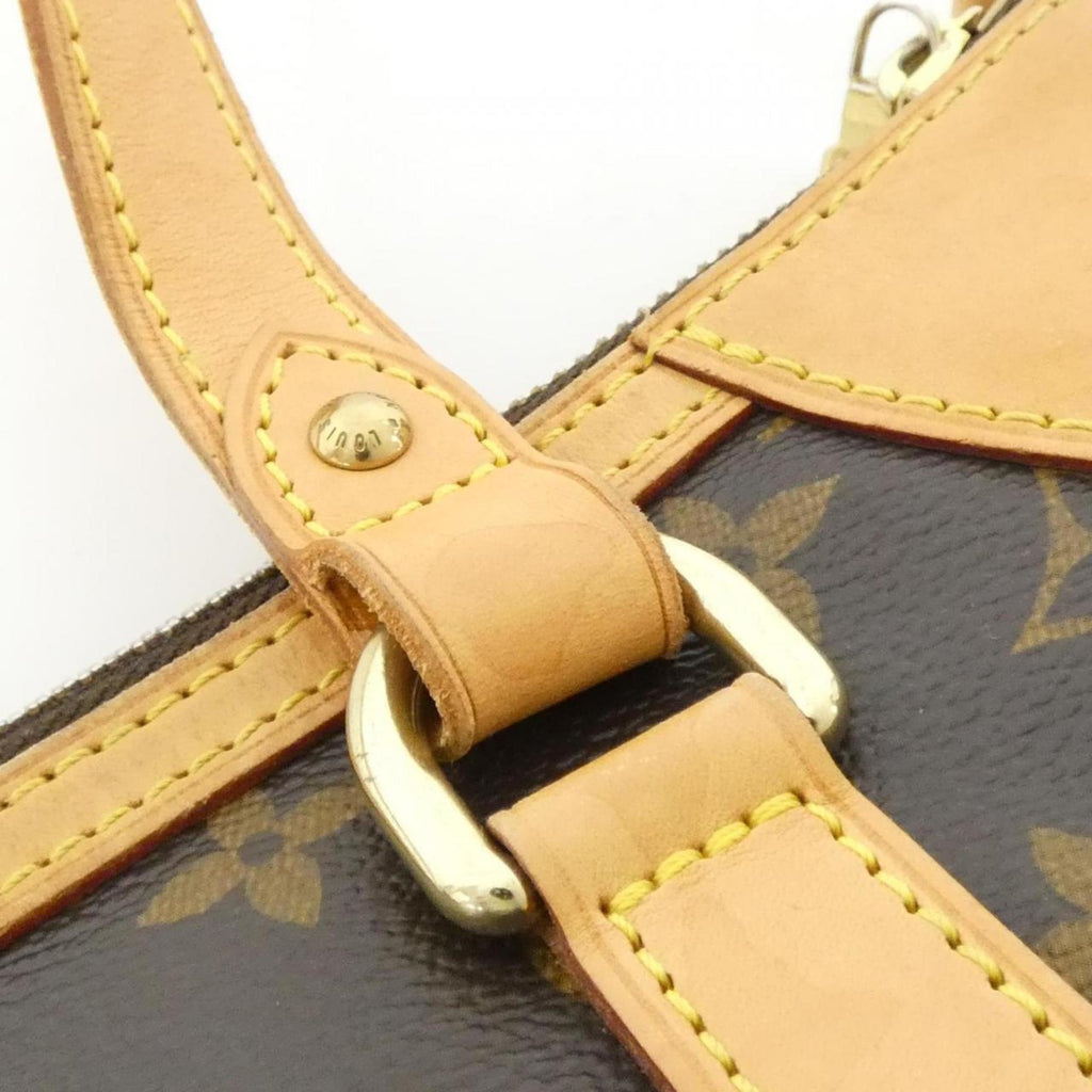 Louis Vuitton Brown Coated Canvas Handbag (Pre-Owned)