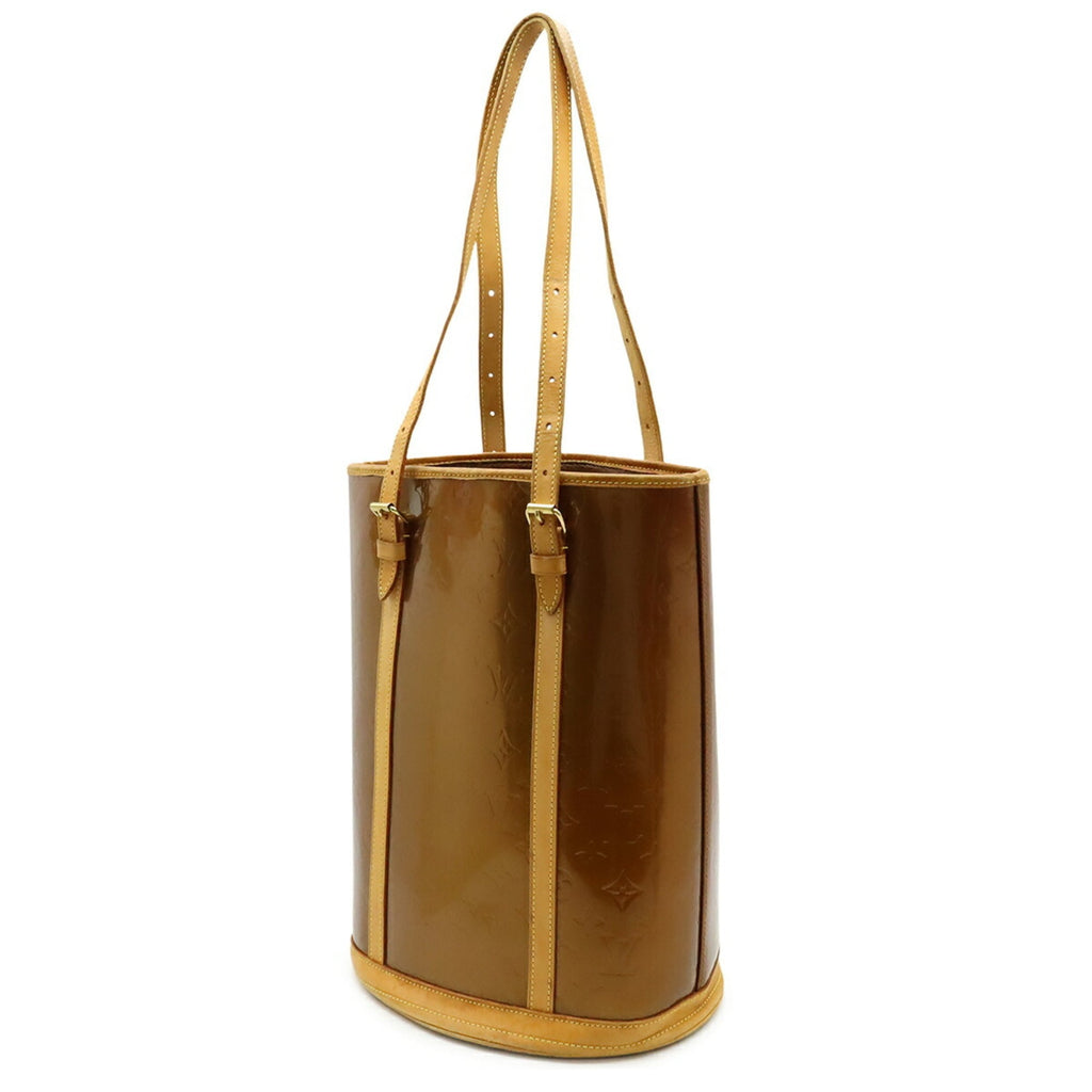 Louis Vuitton Brown Leather Shoulder Bag Tote Bag (Pre-Owned)
