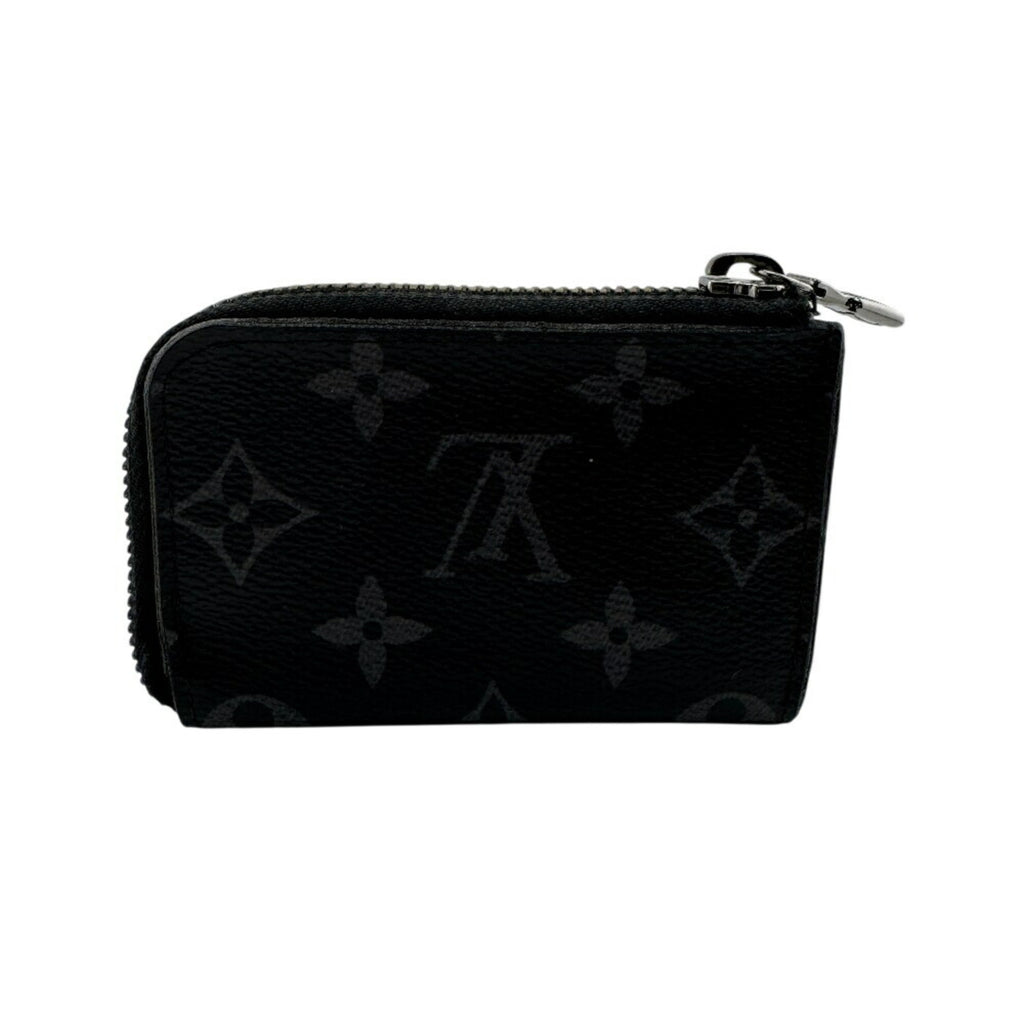 Louis Vuitton Black Leather Coin Purse/Coin Case (Pre-Owned)