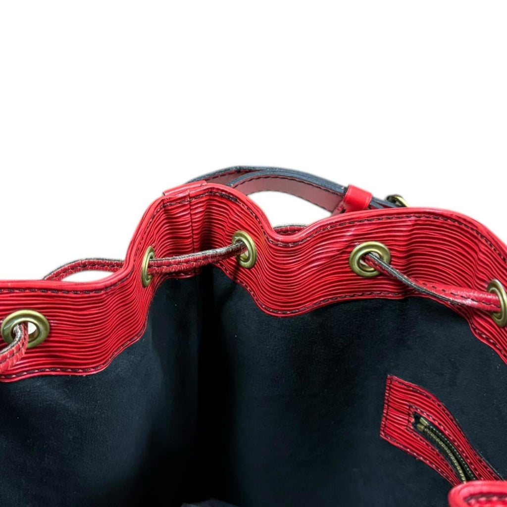Louis Vuitton Castilian Red Red Color Epi Leather Shoulder Bag (Pre-Owned)