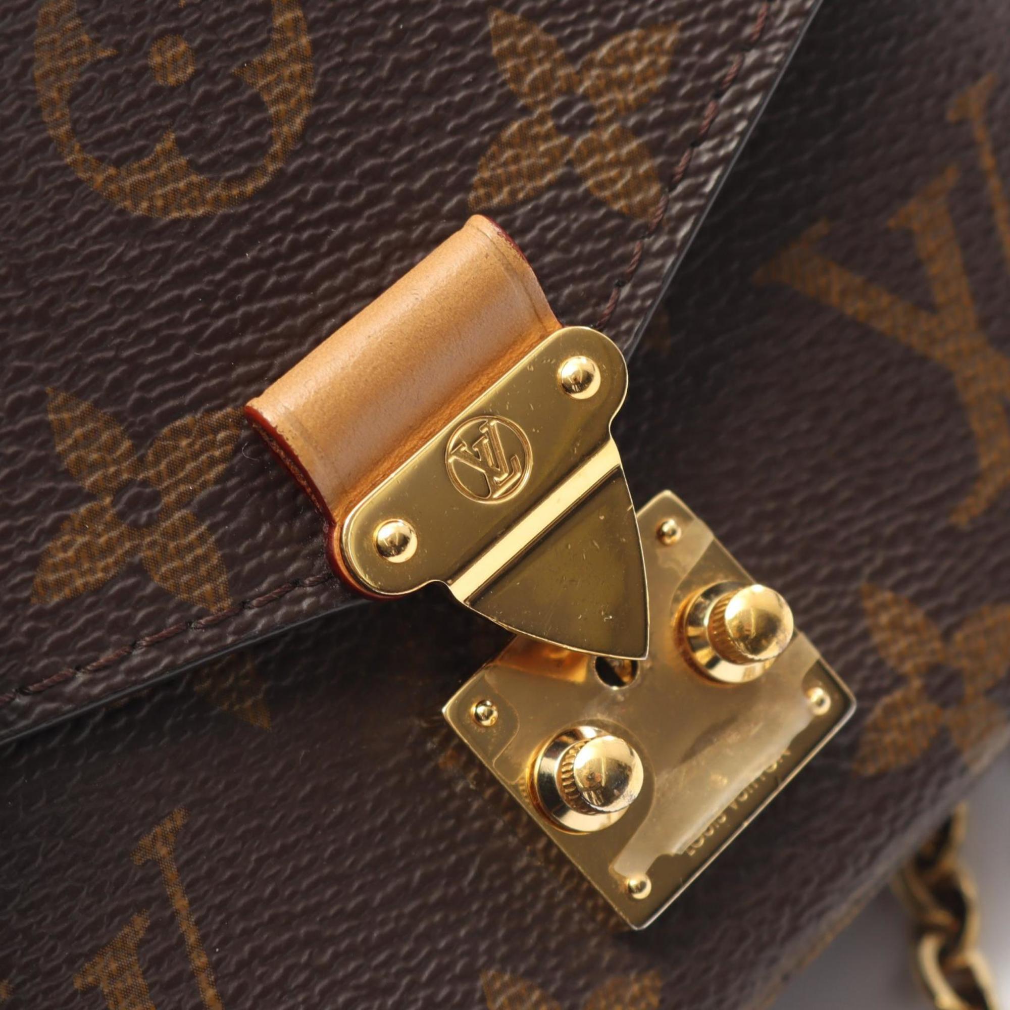 Louis Vuitton Brown Pvc Leather Handbag (Pre-Owned)