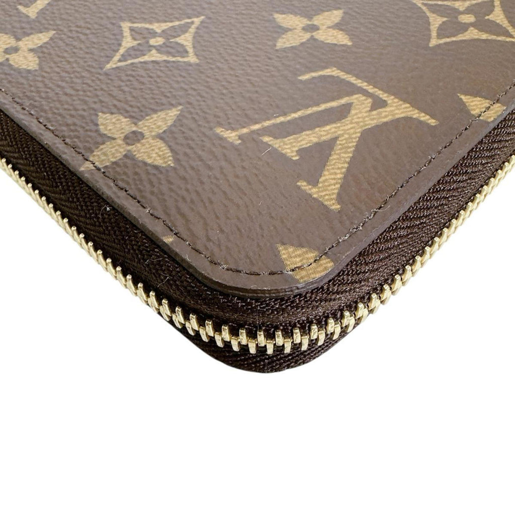 Louis Vuitton Brown Monogram Rose Ballerine Monogram Long Wallet (Bi-Fold) (Pre-Owned)