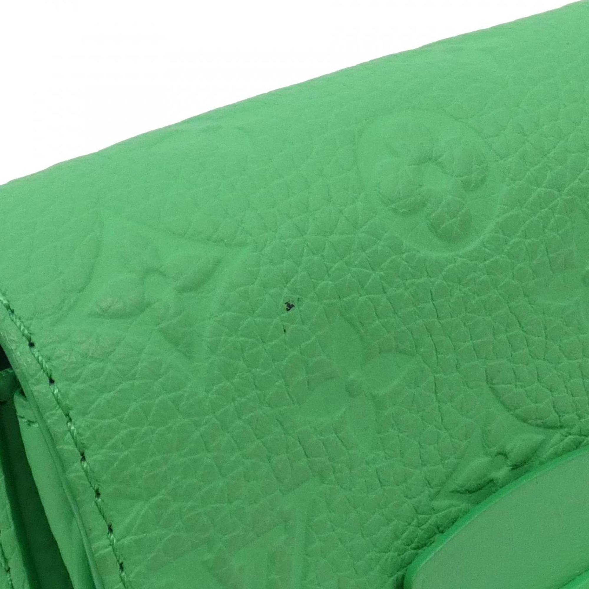 Louis Vuitton Green Green Tea Monogram Monogram Shoulder Bag (Pre-Owned)