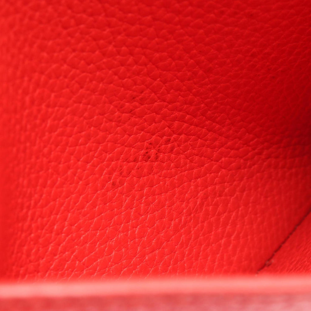 Louis Vuitton Red Color Leather Handbag (Pre-Owned)
