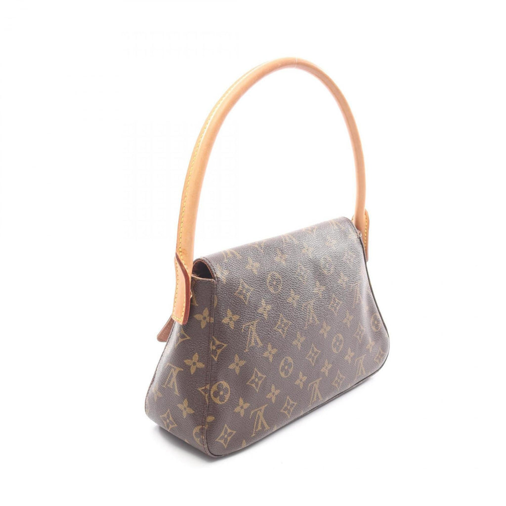 Louis Vuitton Brown Coated Canvas Pvc Monogram Leather Handbag (Pre-Owned)