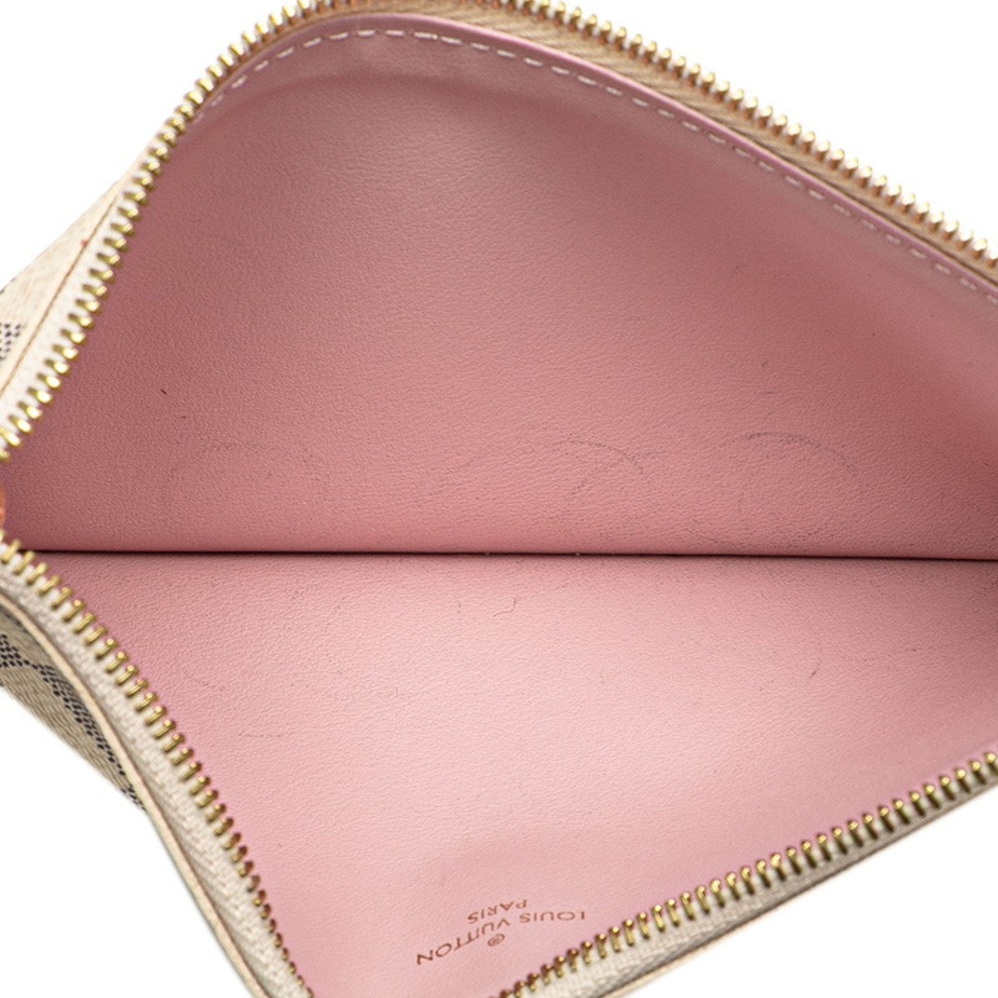 Louis Vuitton Damier Azur Ivory Pvc Leather Pochette Shoulder Bag (Pre-Owned)