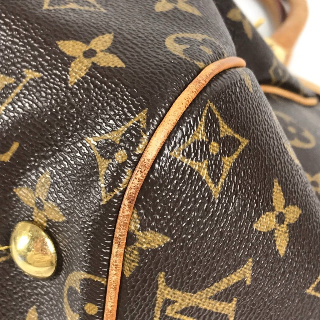 Louis Vuitton Brown Monogram Canvas Shoulder Bag Tote Bag (Pre-Owned)