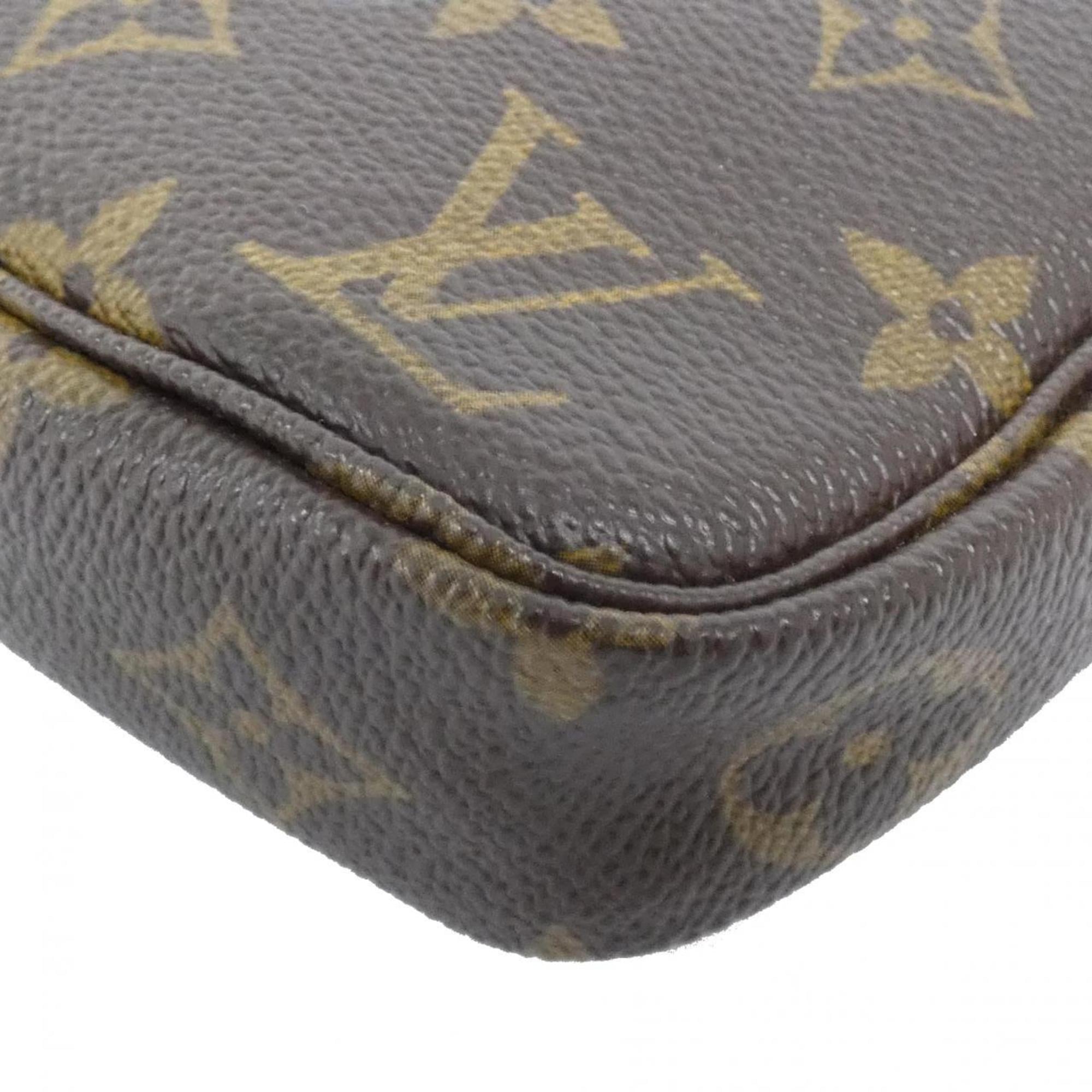 Louis Vuitton Brown Monogram Panda Coated Canvas Pochette Pouch (Pre-Owned)