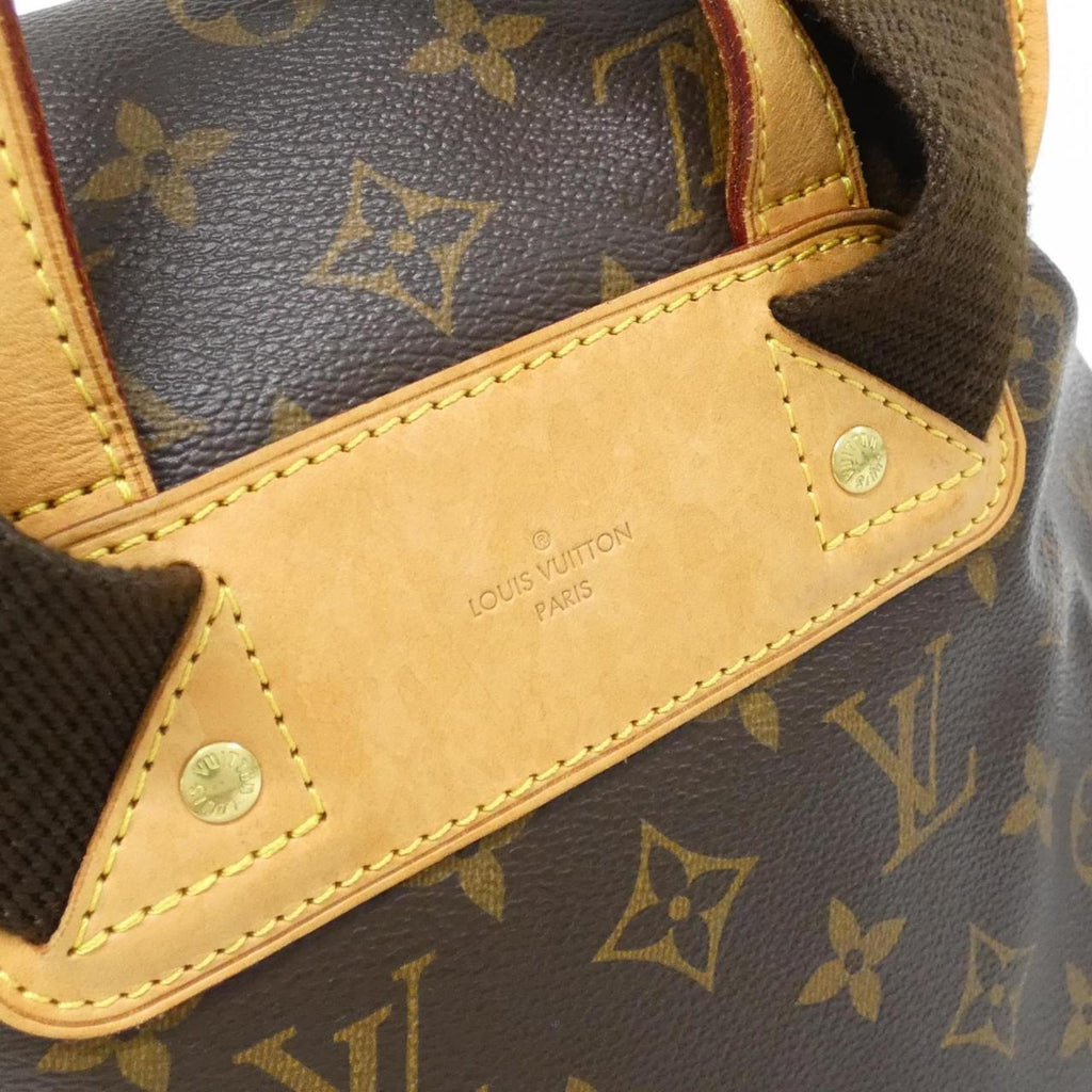 Louis Vuitton Monogram Marron Coated Canvas Backpack (Pre-Owned)