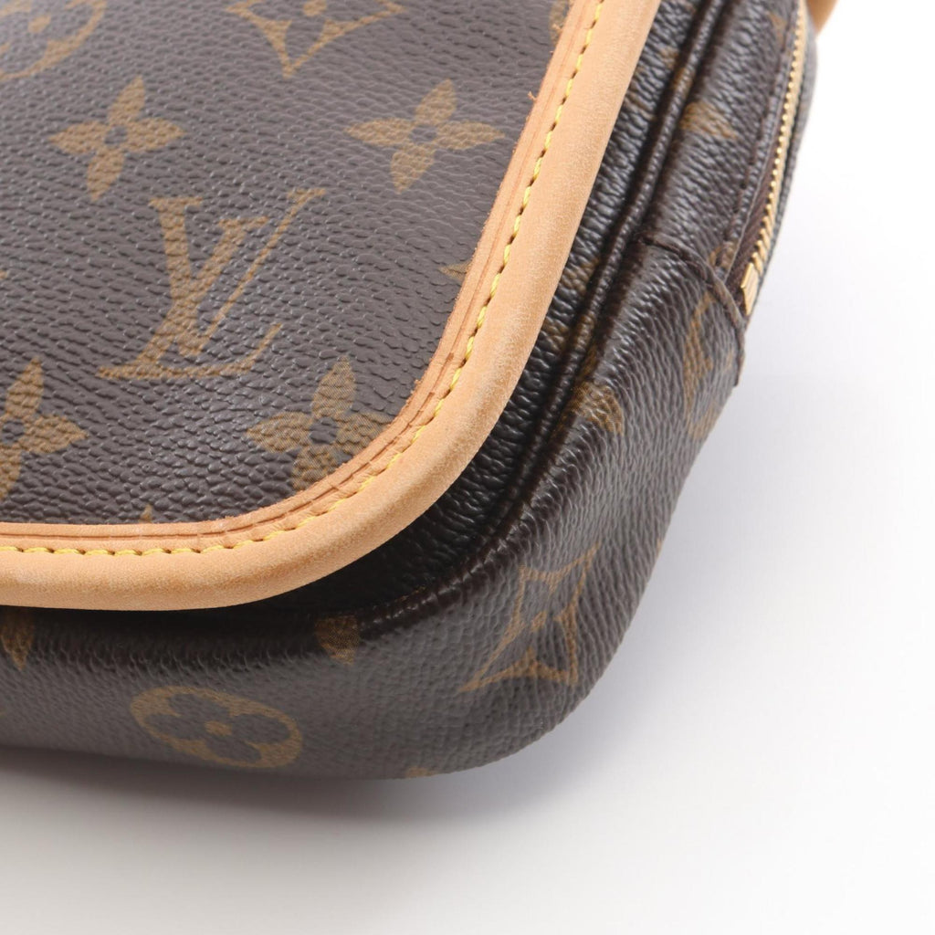 Louis Vuitton Brown Coated Canvas Leather Fanny Pack (Pre-Owned)