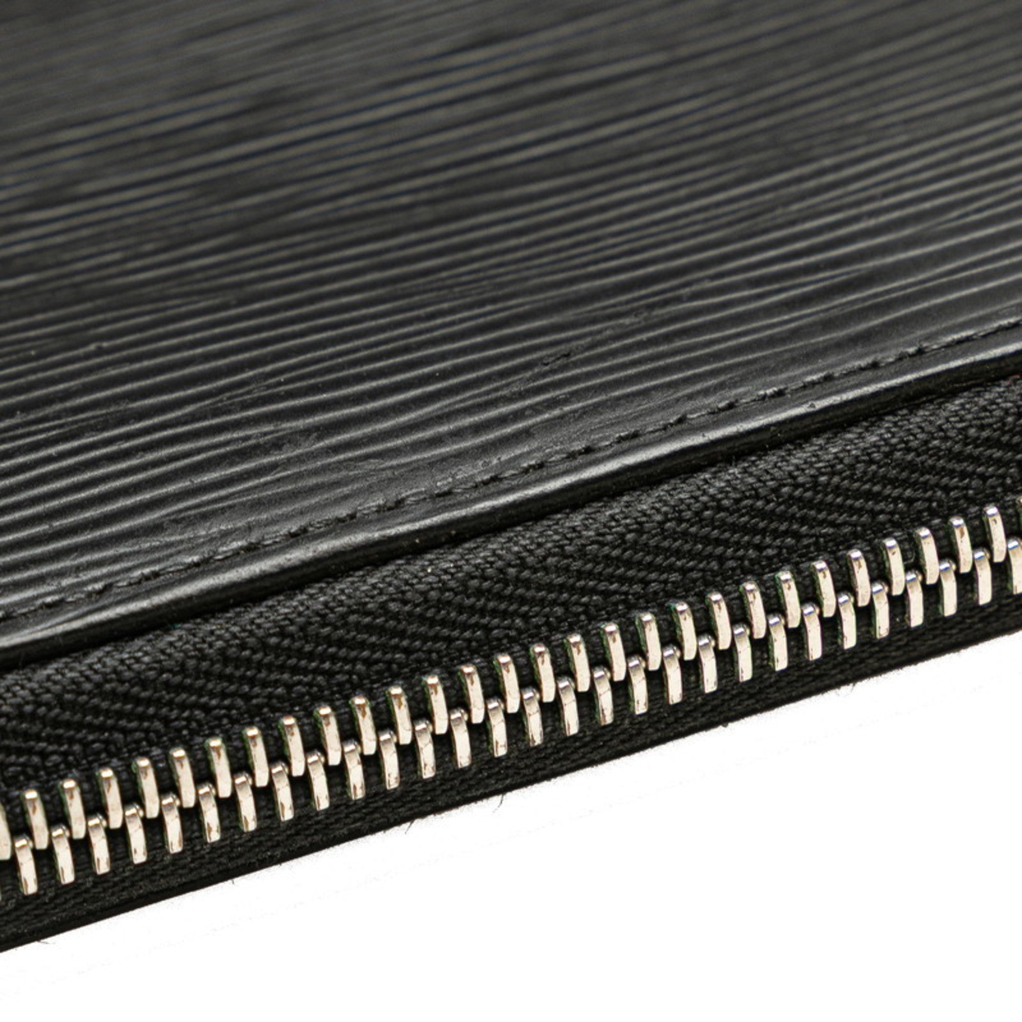 Louis Vuitton Epi Black Leather Long Wallet (Bi-Fold) (Pre-Owned)