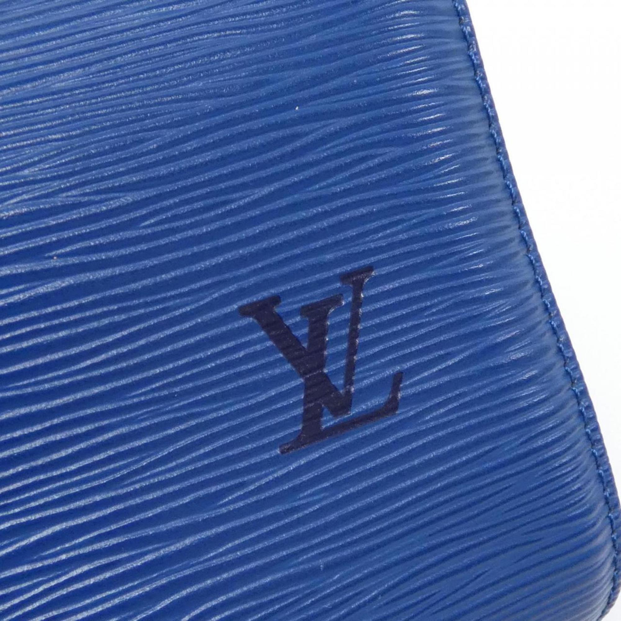 Louis Vuitton Blue Leather Boston Bag (Pre-Owned)