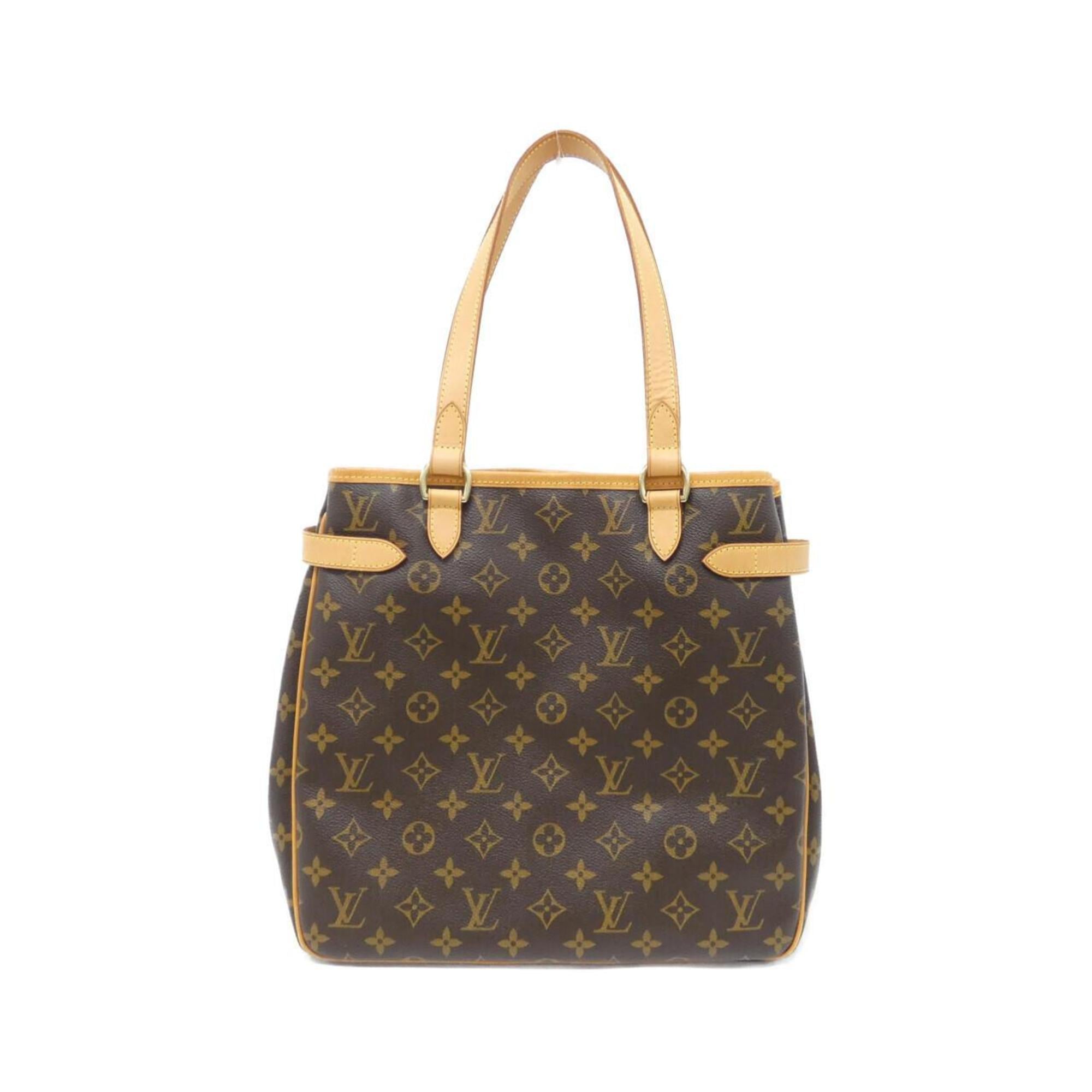 Louis Vuitton Marron Coated Canvas Shoulder Bag (Pre-Owned)