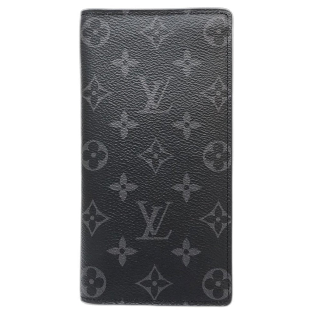 Louis Vuitton Black Monogram Eclipse Monogram Eclipse Long Wallet (Bi-Fold) (Pre-Owned)