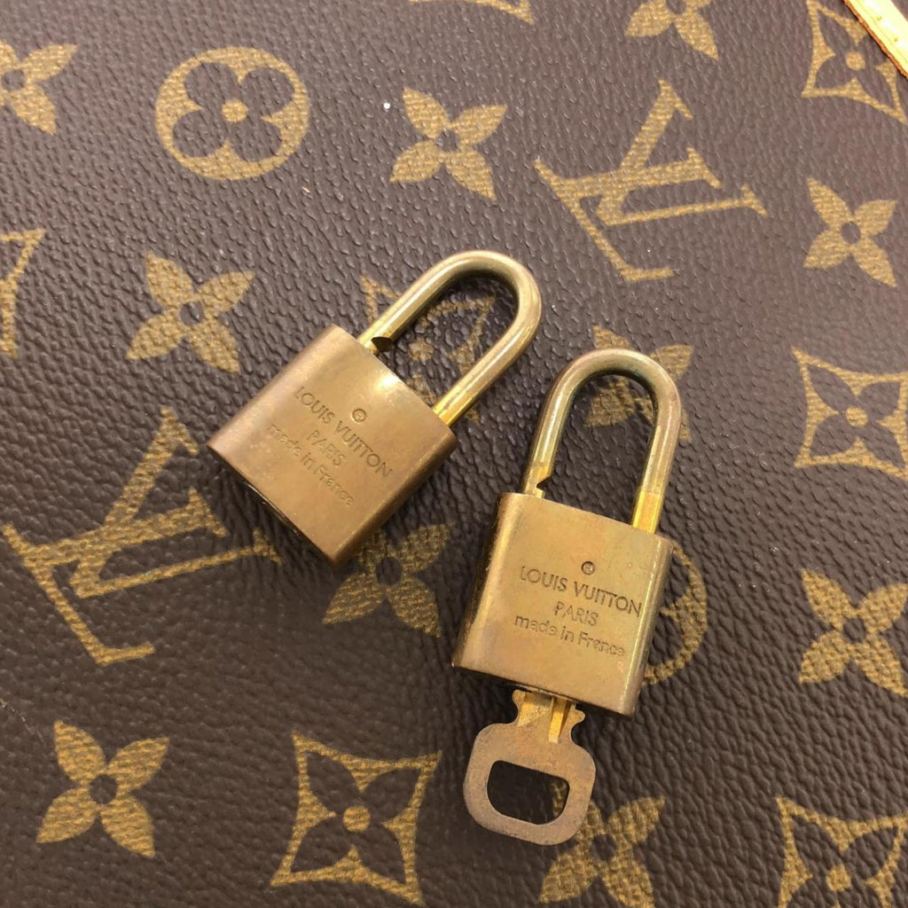 Louis Vuitton Brown Coated Canvas Boston Bag (Pre-Owned)