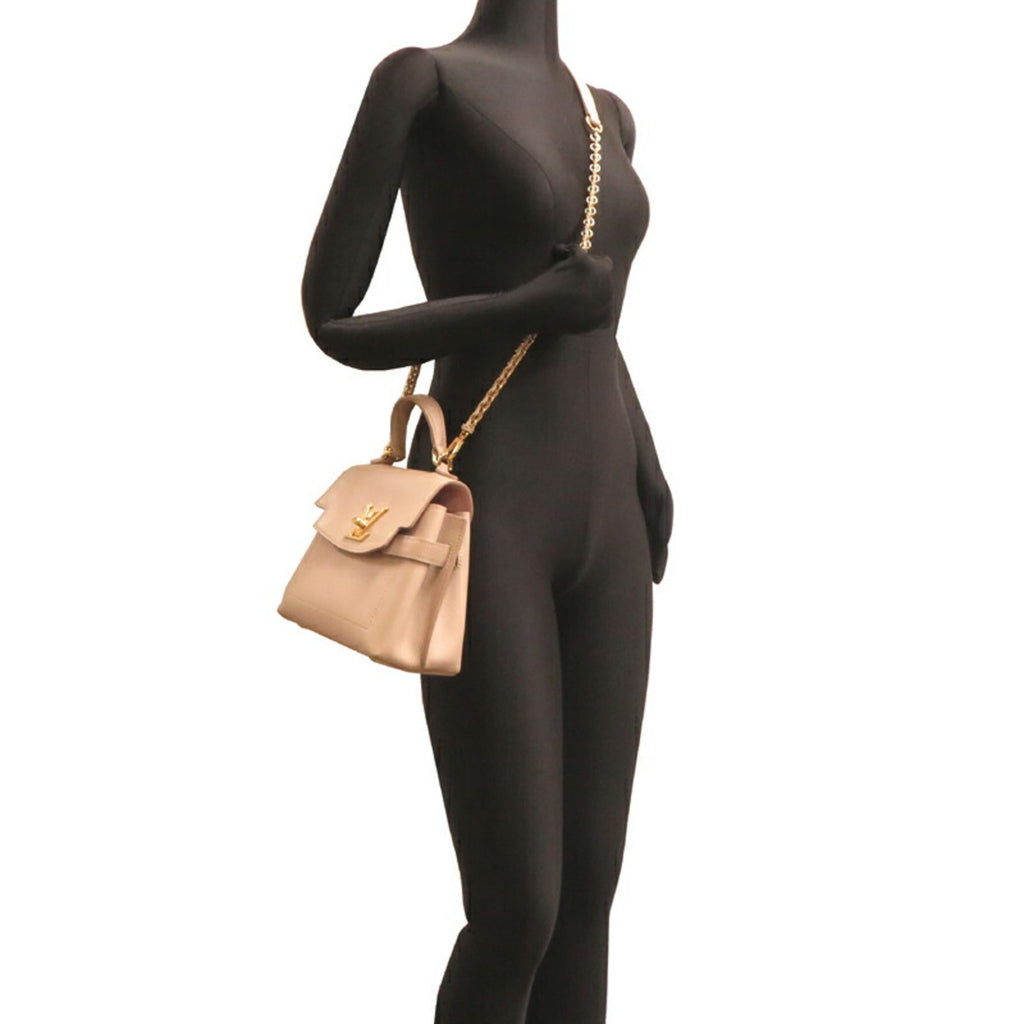 Louis Vuitton Galle Grayish Leather Handbag (Pre-Owned)