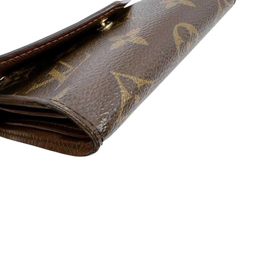 Louis Vuitton Monogram Brown Monogram Wallet (Tri-Fold) (Pre-Owned)