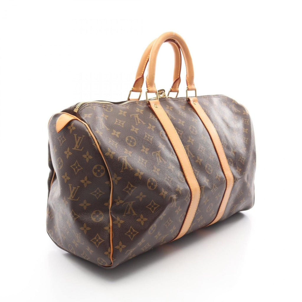 Louis Vuitton Brown Monogram Pvc Leather Boston Bag (Pre-Owned)