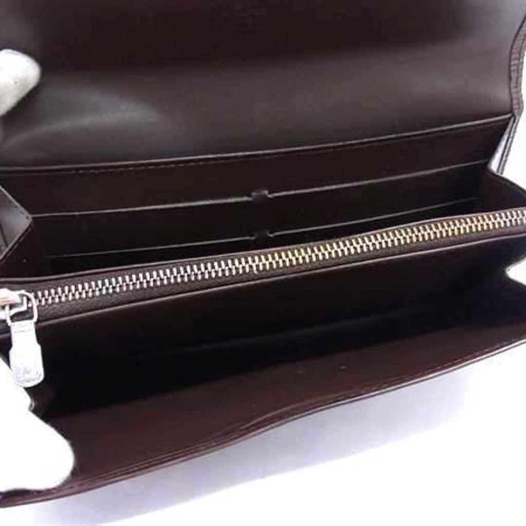 Louis Vuitton Epi Brown Epi Leather Long Wallet (Bi-Fold) (Pre-Owned)