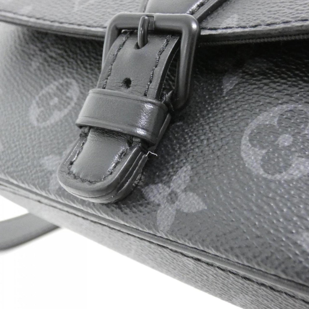 Louis Vuitton Black Coated Canvas Shoulder Bag (Pre-Owned)