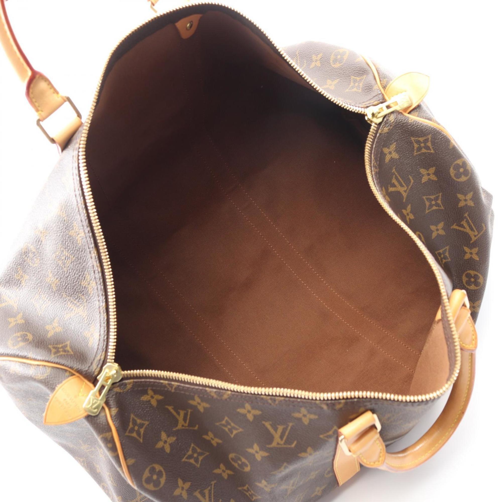 Louis Vuitton Brown Monogram Coated Canvas Boston Bag (Pre-Owned)