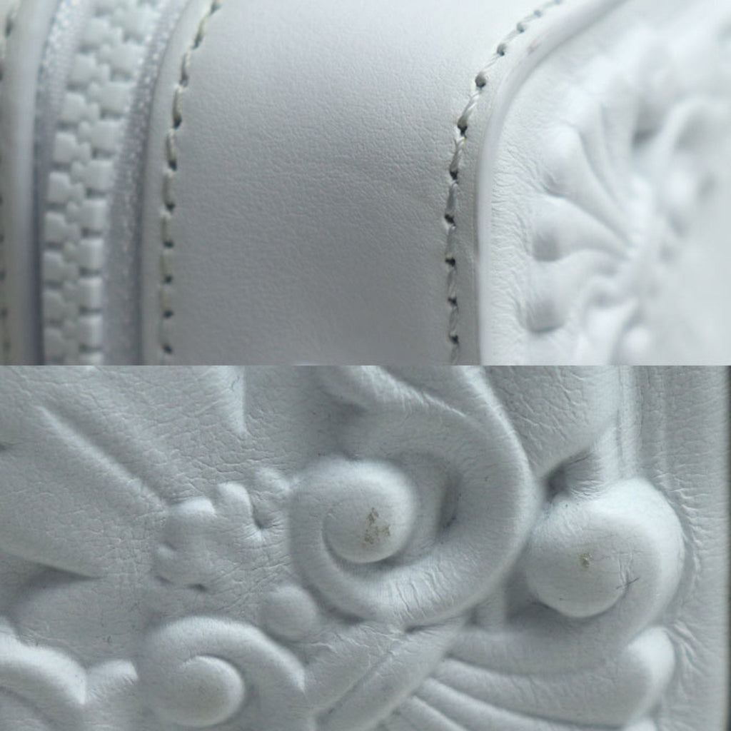 Louis Vuitton White Leather Shoulder Bag (Pre-Owned)
