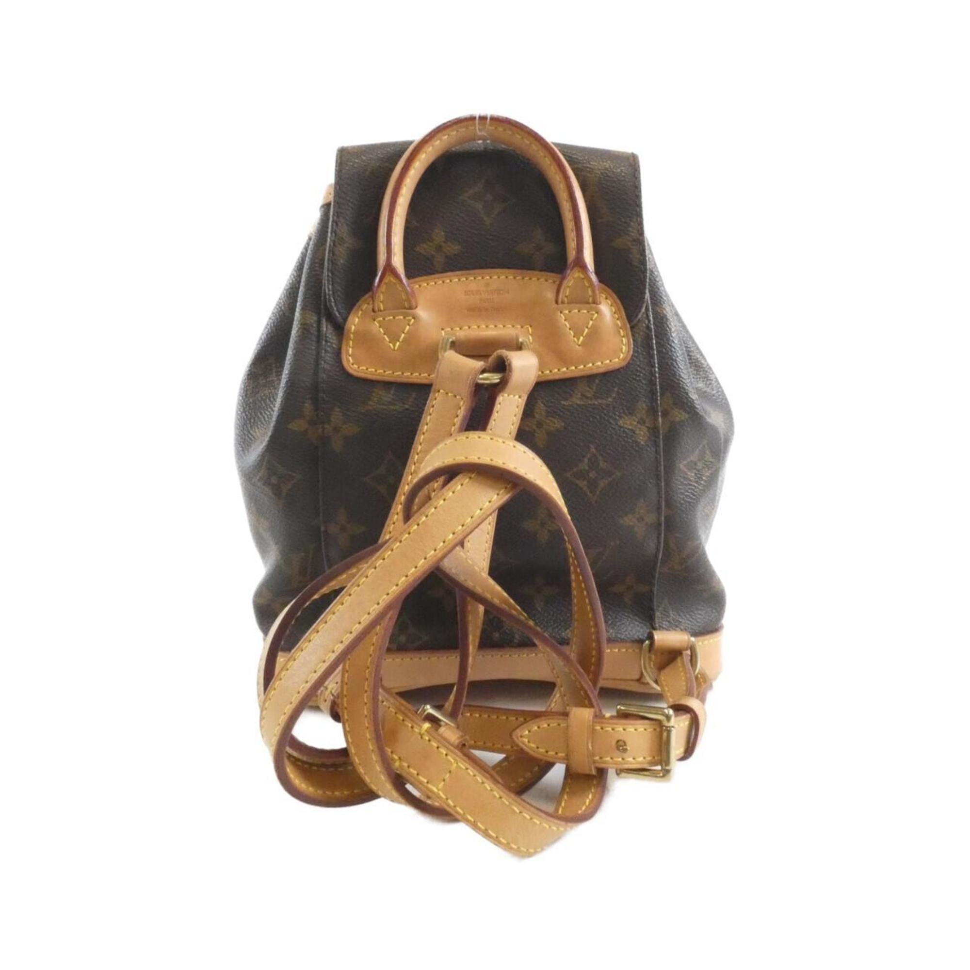 Louis Vuitton Monogram Mini Marron Coated Canvas Backpack (Pre-Owned)