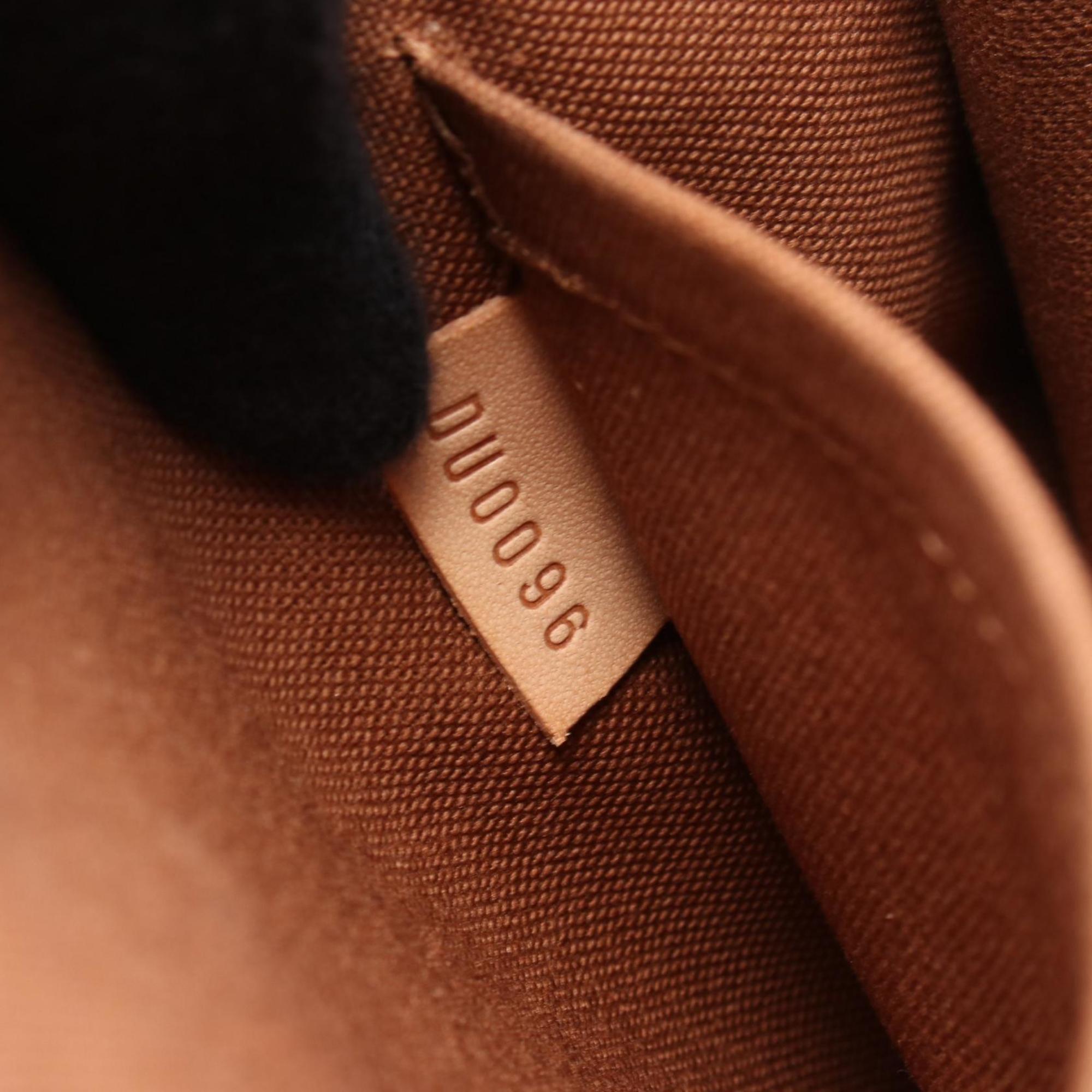 Louis Vuitton Brown Coated Canvas Leather Shoulder Bag (Pre-Owned)