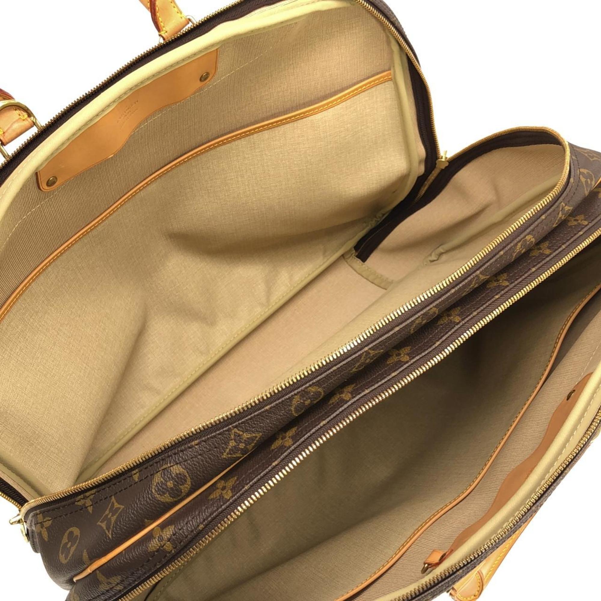 Louis Vuitton Brown Coated Canvas Boston Bag (Pre-Owned)