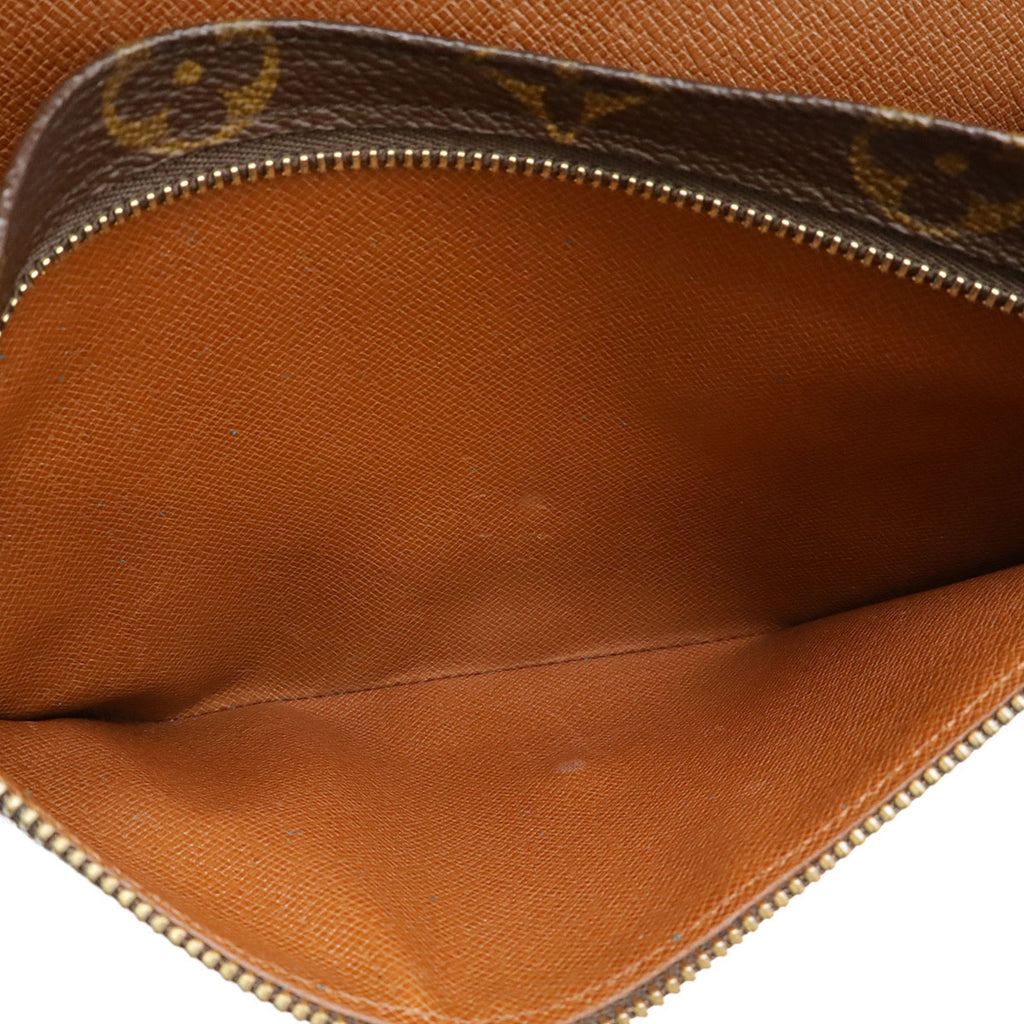 Louis Vuitton Brown Monogram Monogram Clutch Bag Pochette Pouch (Pre-Owned)