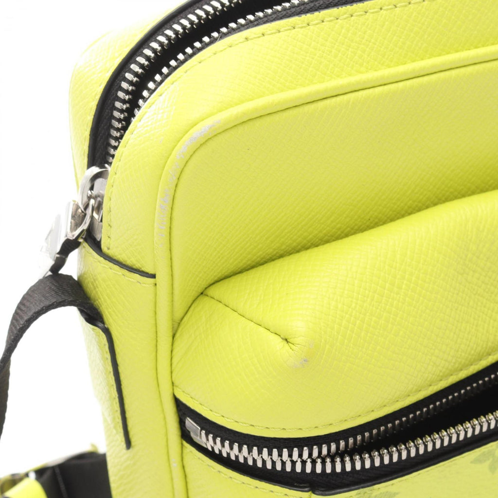 Louis Vuitton Jaune Yellow Coated Canvas Leather Shoulder Bag (Pre-Owned)