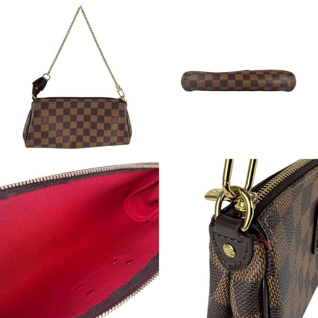 Louis Vuitton Damier Canvas Ebene Damier Canvas Shoulder Bag (Pre-Owned)