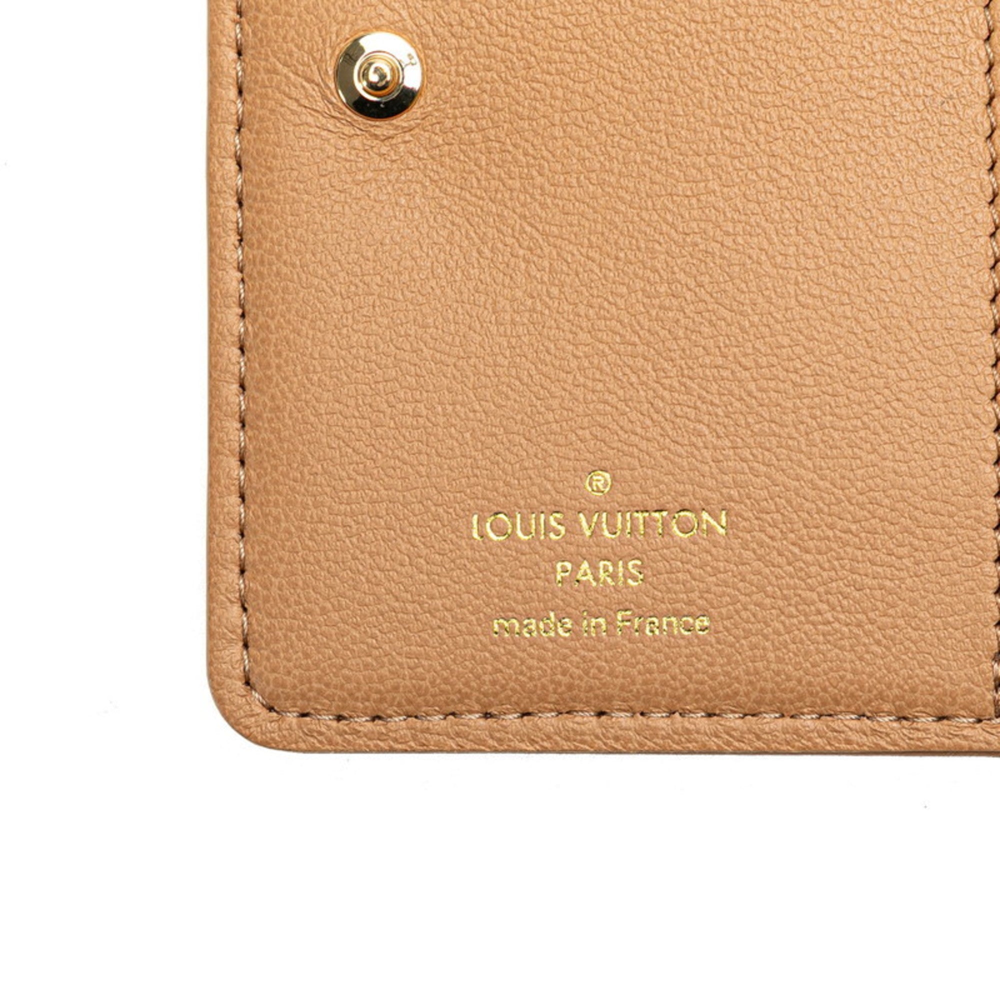 Louis Vuitton Brown Camel Leather Wallet (Bi-Fold) (Pre-Owned)