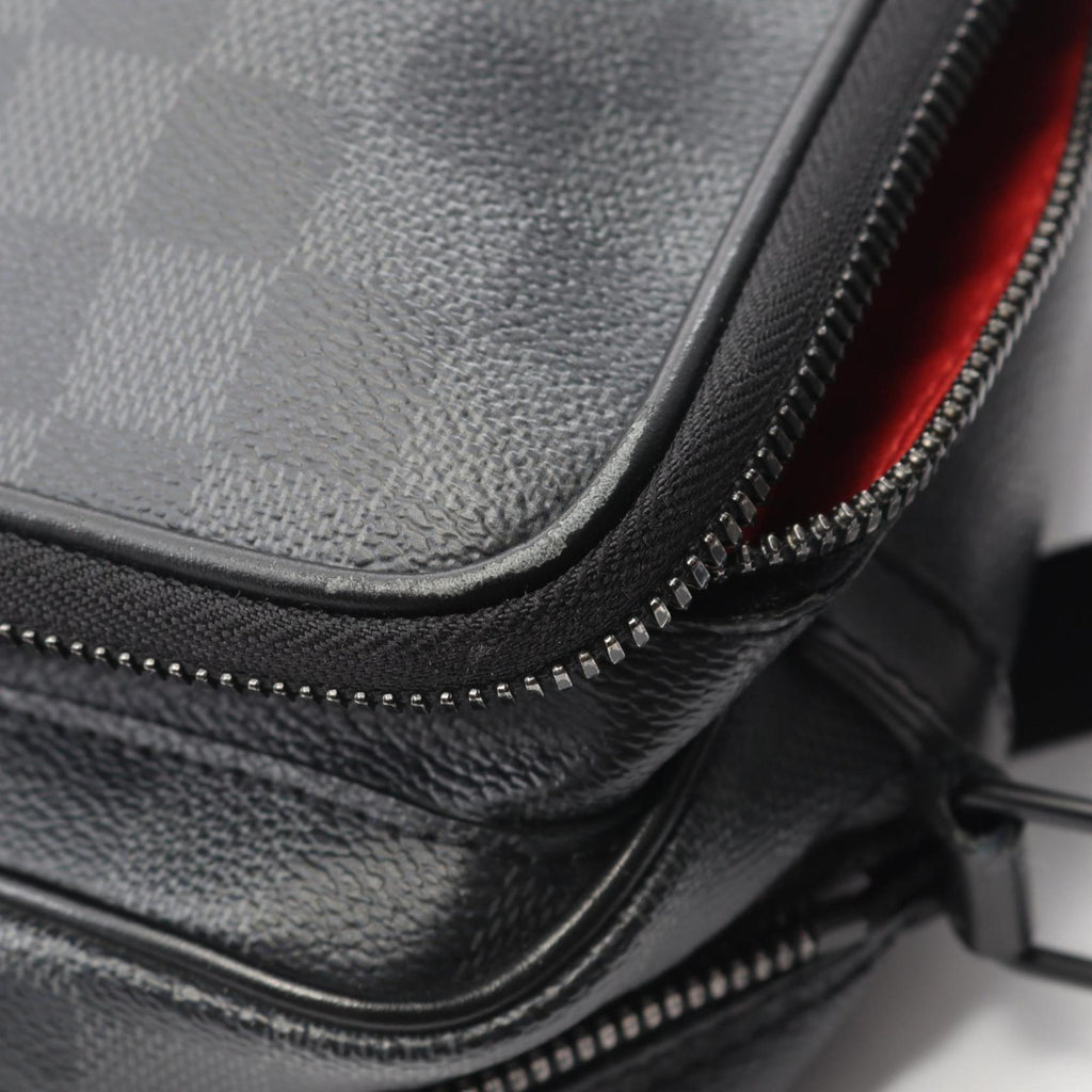 Louis Vuitton Gray Pvc Leather Shoulder Bag (Pre-Owned)