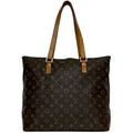 Louis Vuitton Monogram Brown Monogram Leather Tote Bag (Pre-Owned)