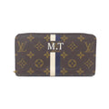 Louis Vuitton Marron Coated Canvas Long Wallet (Bi-Fold) (Pre-Owned)