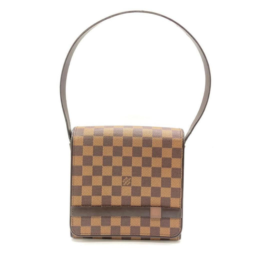 Louis Vuitton Damier Damier Canvas Ebene Damier Canvas Shoulder Bag (Pre-Owned)